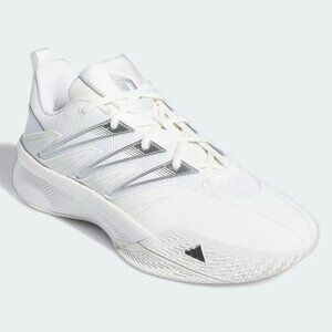 adidas Dame Certified 3 Low White Silver Metallic Size 12 - | NWB no lid